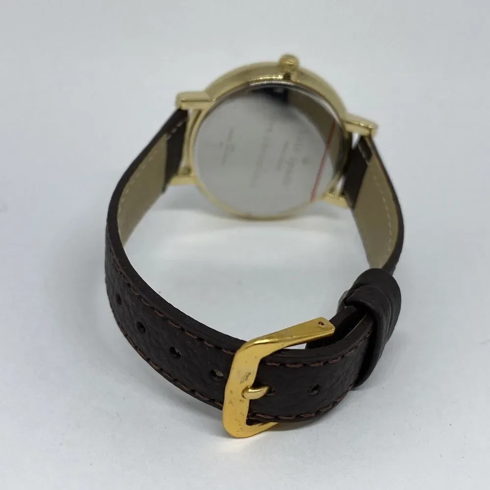 Kate Spade New York Monterey 0821 Women's Brown Leather Analog Dial Watch WFH130